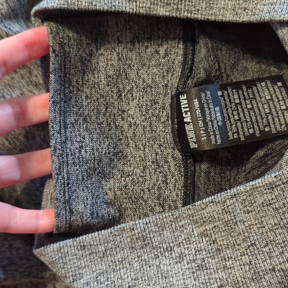 Pink Women's Active Grey Leggings Sz S - Picture 5 of 5